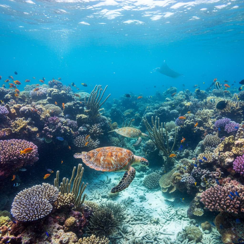 Подводная флора и фауна Андаманского моря